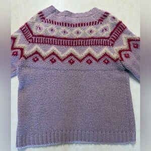 Heartloom- Pretty Purple and Pink Knit Sweater-Size Small